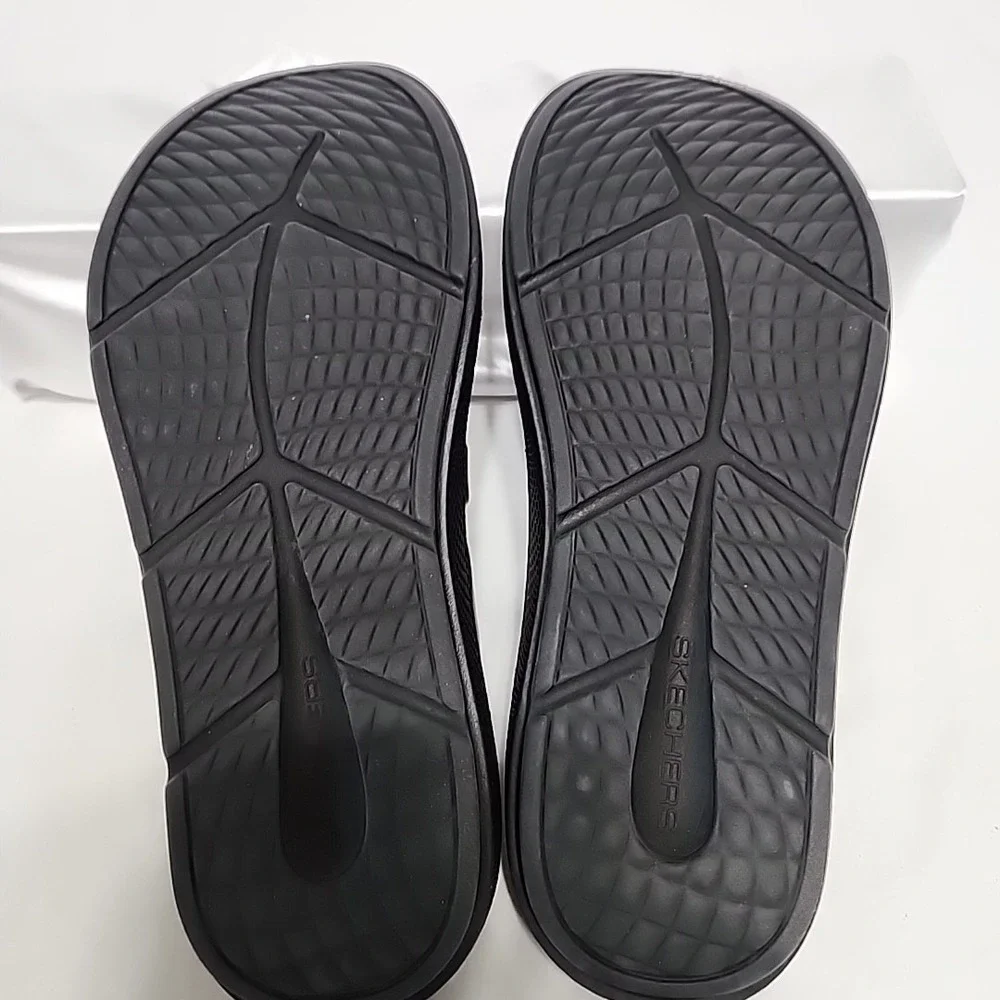 Skechers GO Recover Refresh‎ Arch Fit Recovery Thong Men's 12M Black